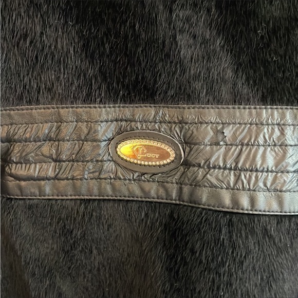 Ladies Lucy Fashion Faux Fur mix Zip Jacket size Small - Picture 8 of 12